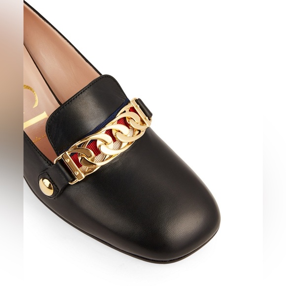 Gucci Sylvie Loafer with Block Heel - Picture 2 of 12